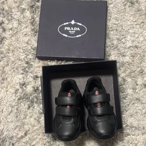 Prada Kids Black Sneakers