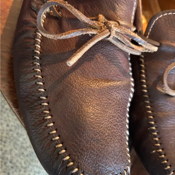 Prada Men's Brown Leather Loafers