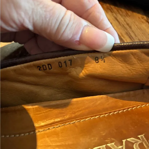 Prada Men's Brown Leather Loafers
