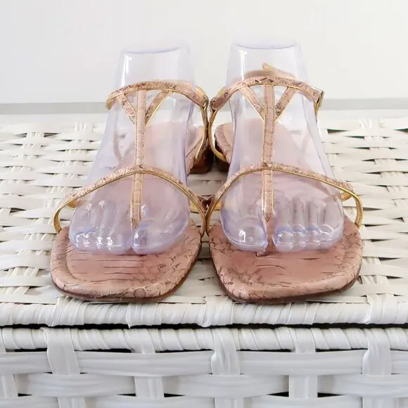 Prada Snakeskin Sandals Designer Summer Flats Casual Thong Sandals Flip Flops