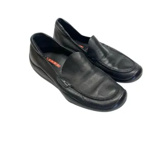 Prada Women’s Black Leather Loafers Size 39.5