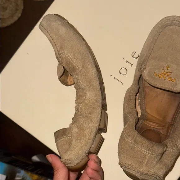 Prada Women's Brown Suede Loafers