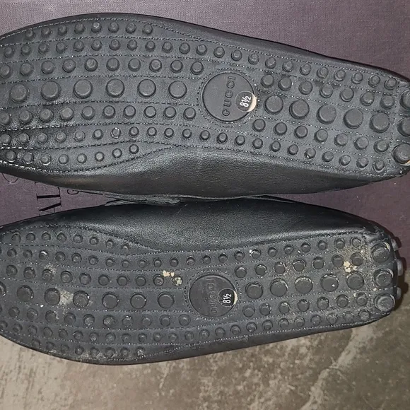 Pre-owned Gucci Men's Black Loafers