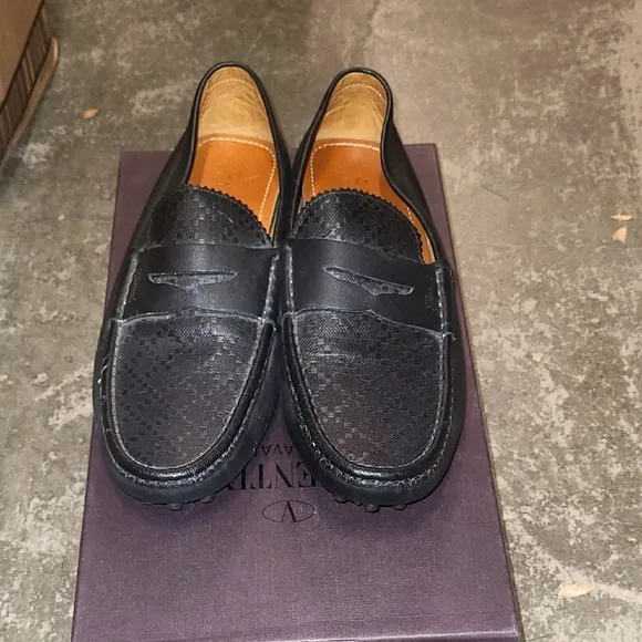 Pre-owned Gucci Men's Black Loafers