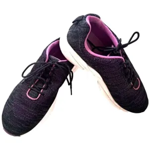 Propet Stability Fly Women's 11 EEEE Black Berry Low Cut Sneakers