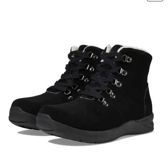 Propet Womens Black Demi Ankle Boots Booties BN 6