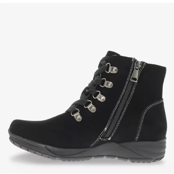Propet Womens Black Demi Ankle Boots Booties BN 6