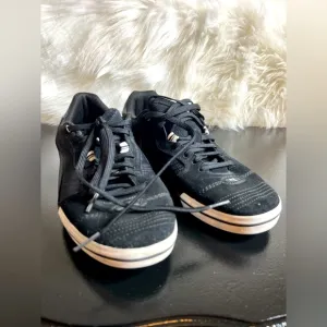 Puma Men's Fashion Sneakers Black Leather Size 8.5