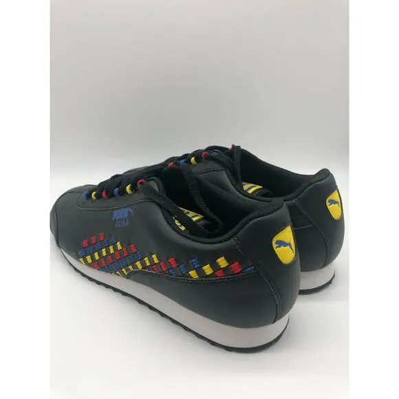 Puma Men's Roma Weave 372273-01 Black Casual Athletic Fashion Sneakers Size 12