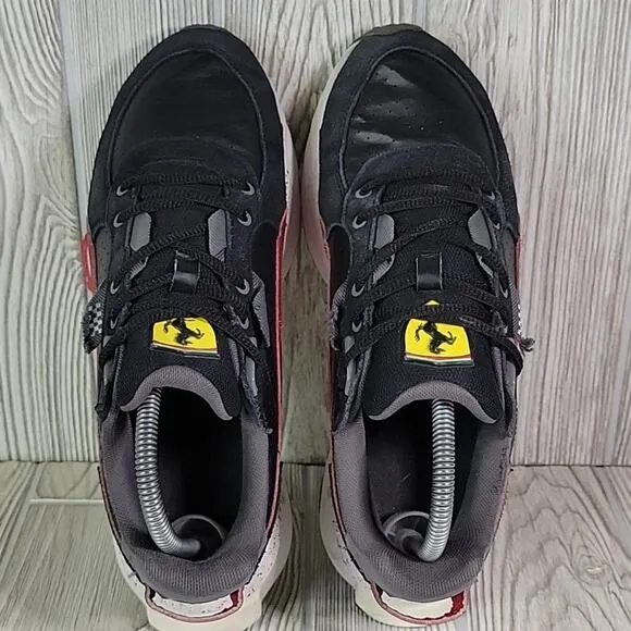 Puma Wild Rider Scuderia Ferrari Black Rosso Corsa Sneakers Mens Size 8