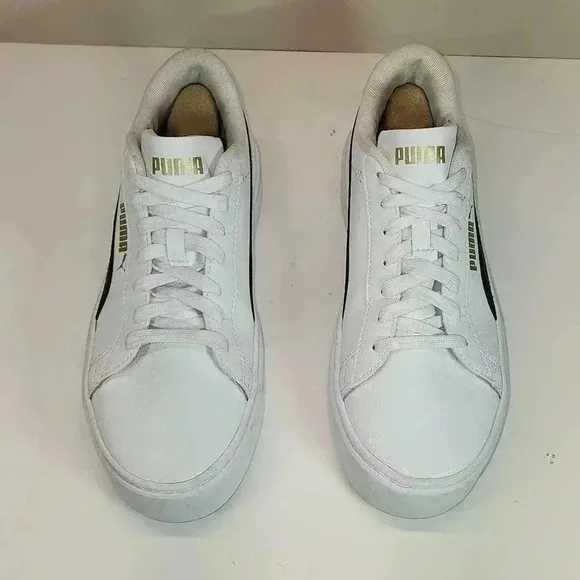 PUMA WOMEN'S SMASH PLATFORM V 3 SNEAKERS SIZE 8.5
