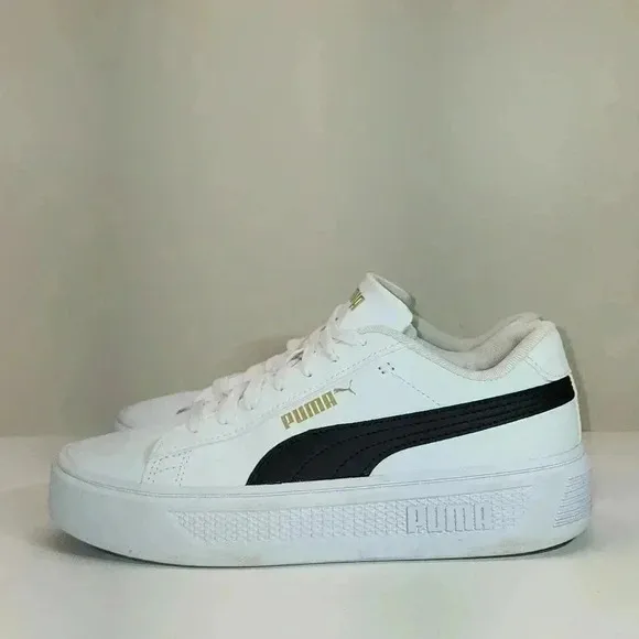 PUMA WOMEN'S SMASH PLATFORM V 3 SNEAKERS SIZE 8.5