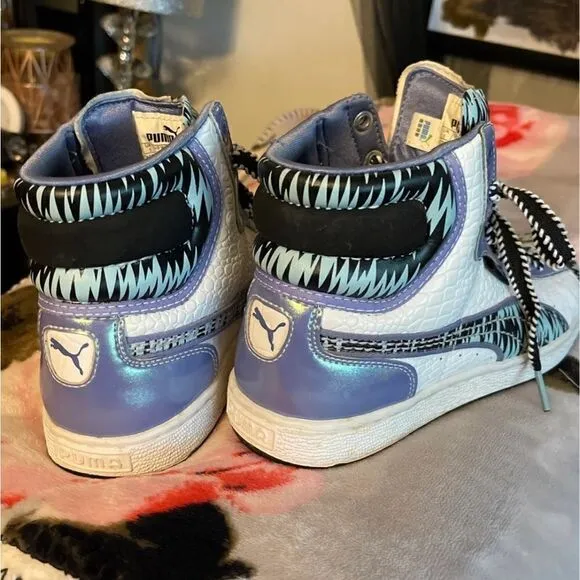 Puma Women's First Round Rp Zig Zag High Top Sneakers  7.5
