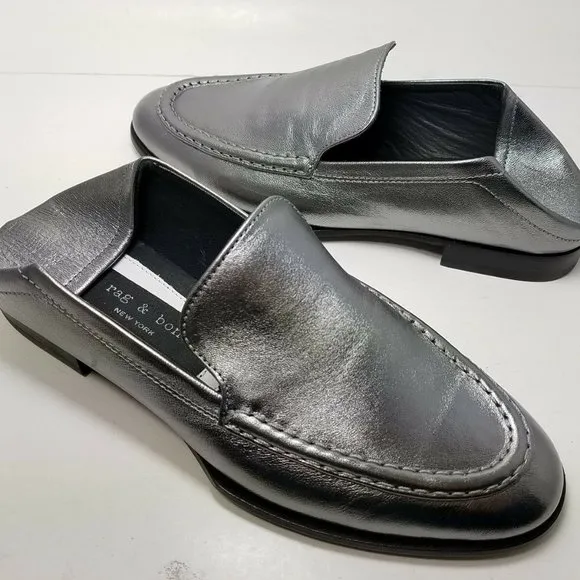 RAG &amp; BONE  ALIX LEATHER CONVERTIBLE LOAFERS