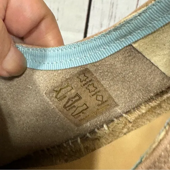 Rag &amp; Bone New York Tan Slouchy Leather &amp; Espadrilles Loafer Flat women’s 7 EUC