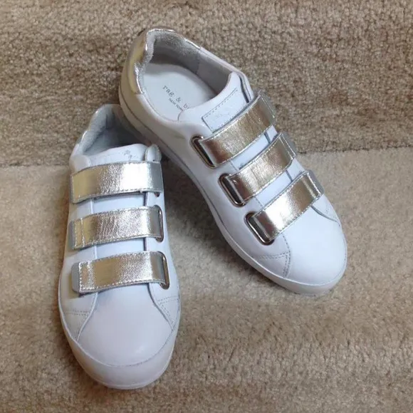 Rag &amp; Bone RB2 Leather Sneakers
