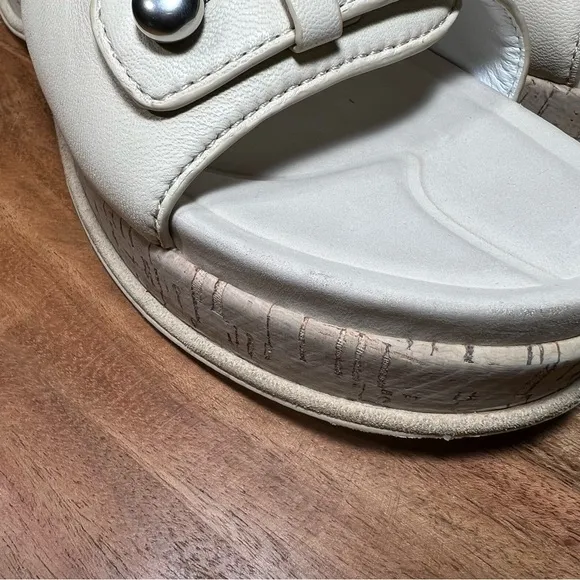Rag &amp; bone Sommer Leather Platform Slides Sz 40