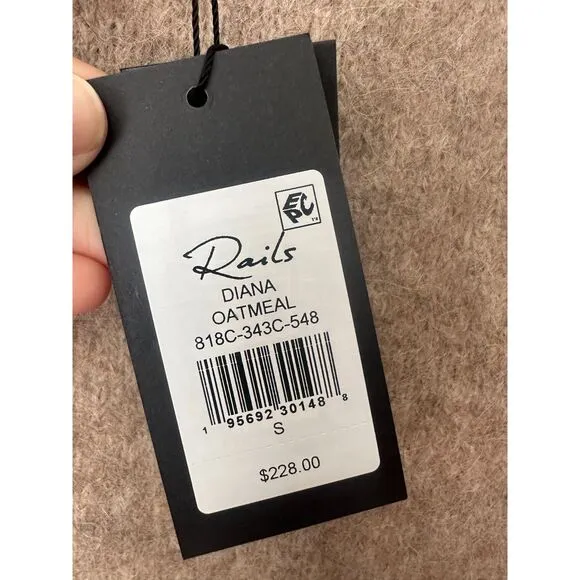 Rails Diana Alpaca Blend Sweater Skirt in Oatmeal Small NWT