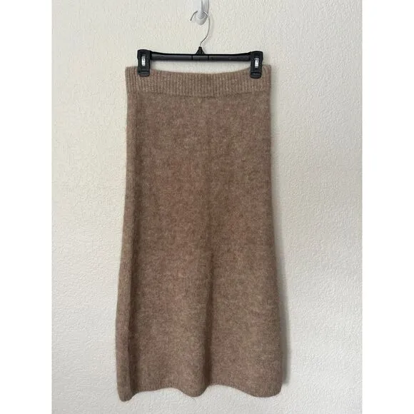 Rails Diana Alpaca Blend Sweater Skirt in Oatmeal Small NWT