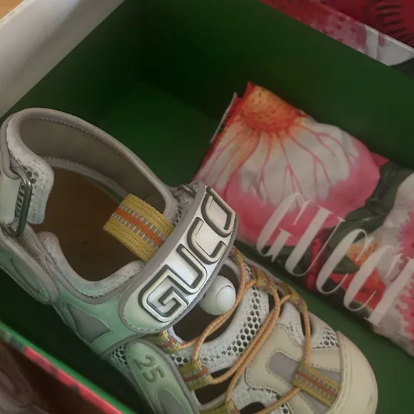 RARE AUTHENTIC GUCCI TINSEL SNEAKERS!!