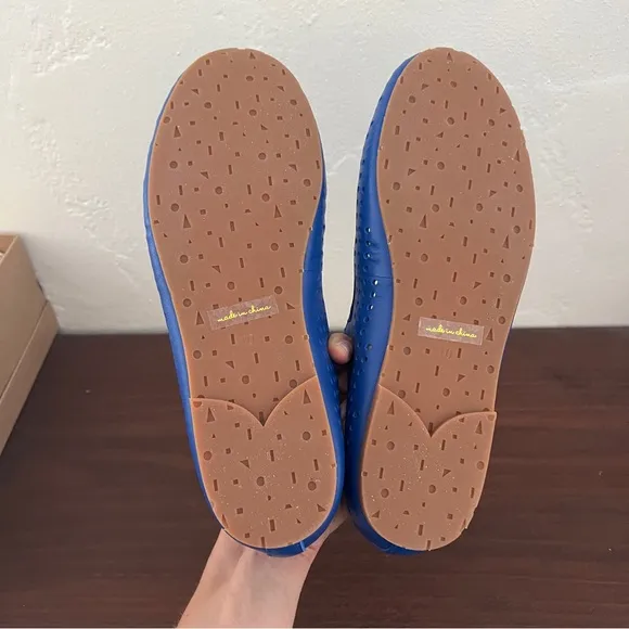 *Rare* NIB Charlotte Stone Raleigh Mary Jane Ballet Flats * Royal Blue * 10