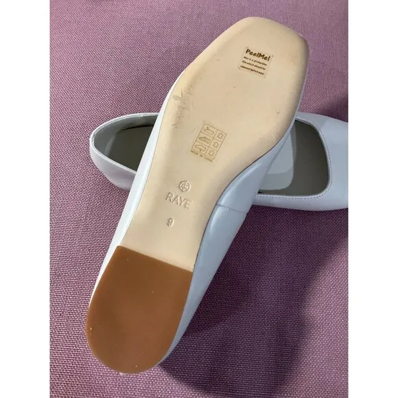 RAYE Lin Flats in White 9 New with Box Womens Mary Janes shoes