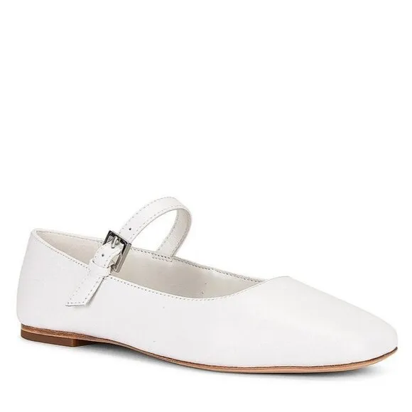 RAYE Lin Flats in White 9 New with Box Womens Mary Janes shoes