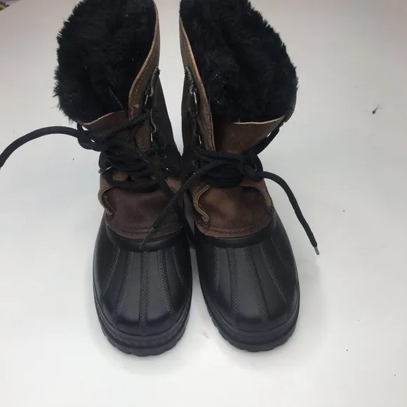 REI Sorel Caribou youth size 4 snow boots w/liner
