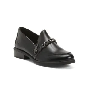 REMONTE Black/black Leather Arielle 03 Comfort Loafers