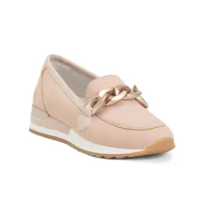 REMONTE Light Pink Nubuck Leather Elmira 44 Comfort Loafers