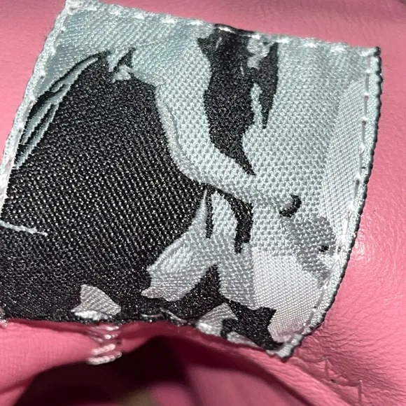 Rick Owens Dirty Pink Leather Hightop Sneakers