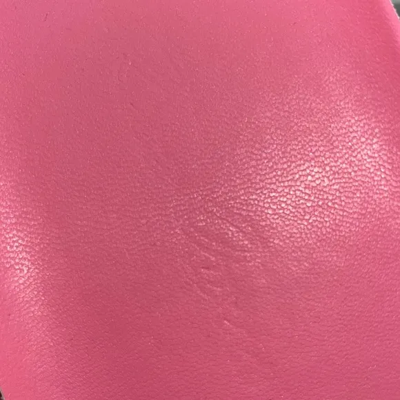 Rick Owens Dirty Pink Leather Hightop Sneakers