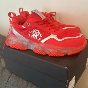 Roberto Cavalli Red Sneakers