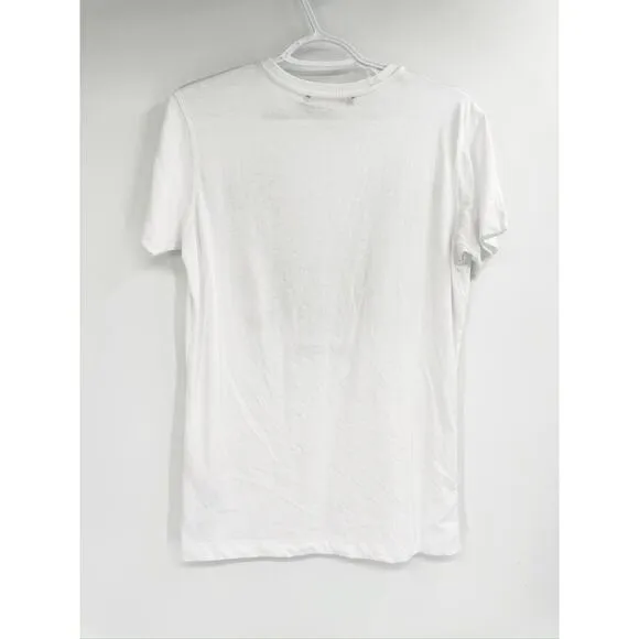 Roberto Cavalli White Eagle Graphic Logo Crewneck Short Sleeve Men’s T-Shirt S