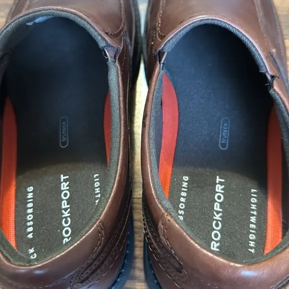 Rockport Men's Brown Leather Loafers Size 9.5