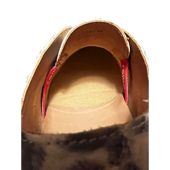 Rollie Women's Lightweight Derby Lace-up Flat Oxfords Rainbow Leopard Size EU 38