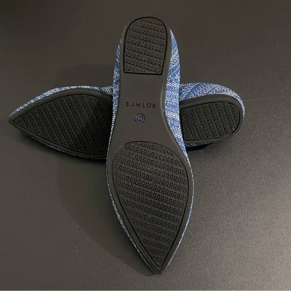 Rothy’s The Point Flats Indigo Heather Retired