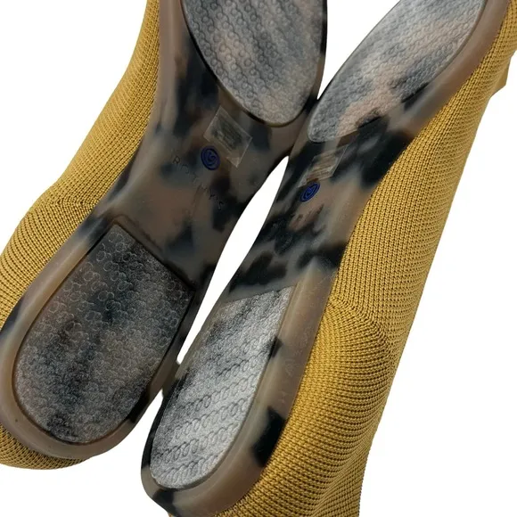 Rothy's The Point Flats RETIRED Marigold Yellow Classic Women’s Size 11.5 NWOB