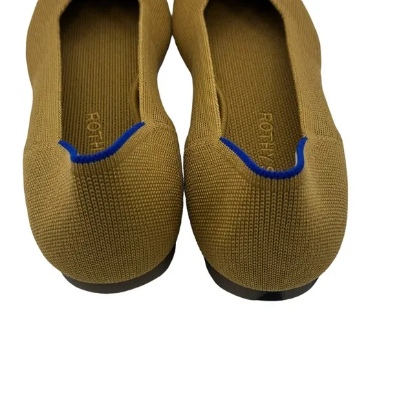 Rothy's The Point Flats RETIRED Marigold Yellow Classic Women’s Size 11.5 NWOB