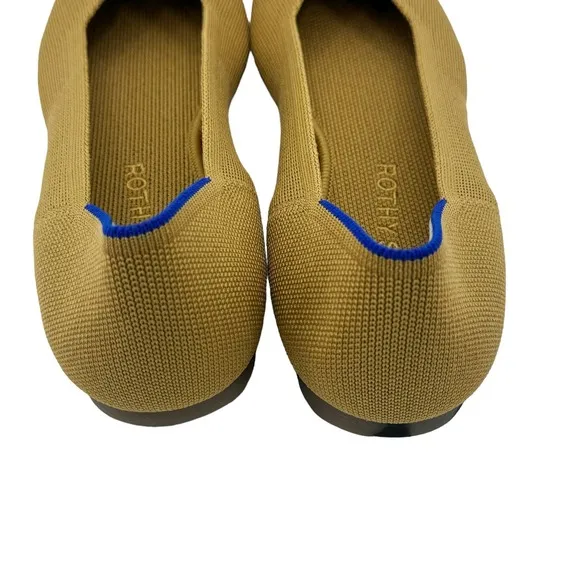 Rothy's The Point Flats RETIRED Marigold Yellow Classic Women’s Size 11.5 NWOB