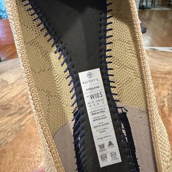Rothy's Women's The Point Sahara Gold Ballet Flats