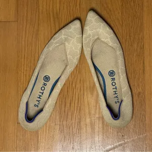 Rothy's Women's The Point Sahara Gold Ballet Flats