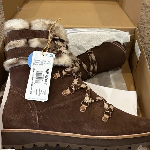 Roxy Brandi III Women's Brown Winter Boots