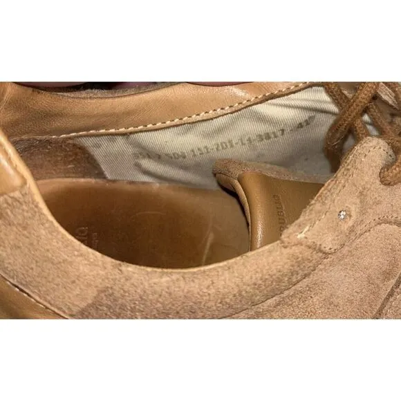 Royal Republiq Fashion Sneakers Leather Suede Men’s Size 8.5 Lite Brown