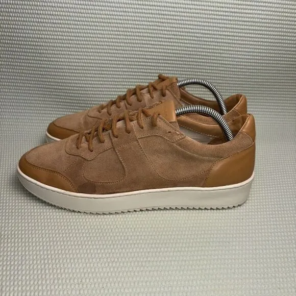 Royal Republiq Fashion Sneakers Leather Suede Men’s Size 8.5 Lite Brown