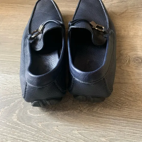 Salvatore Ferragamo Men’s Dark Blue Loafers