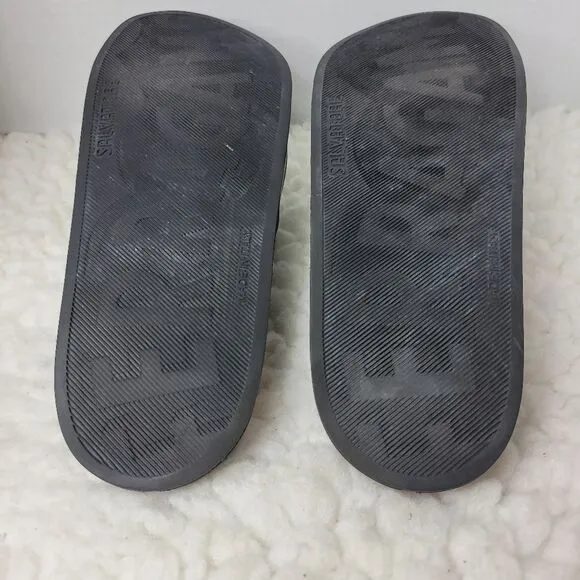 Salvatore Ferragamo Groove 6 Men's  Sandals Size 10M Rubber Gancini Logo  Slides