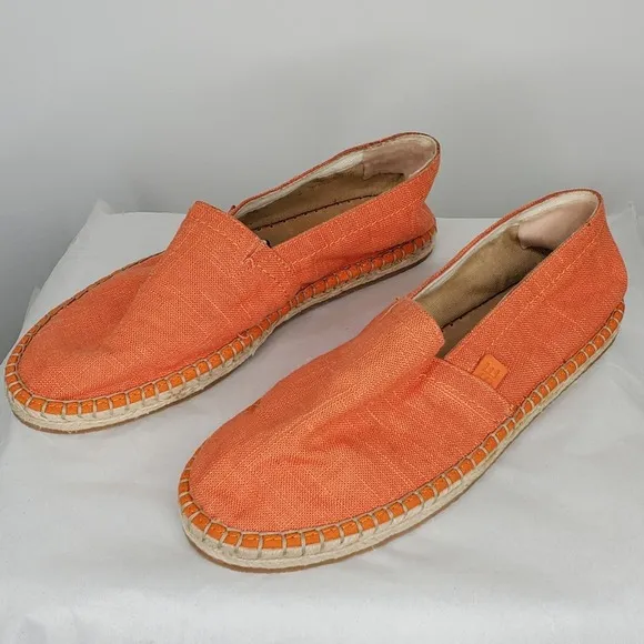 Sam Edelman Aaron Size 8 Orange Espadrilles