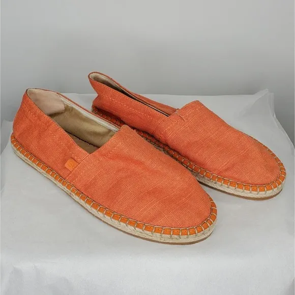 Sam Edelman Aaron Size 8 Orange Espadrilles