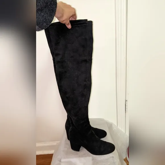 Sam Edelman Black Thigh High Boots